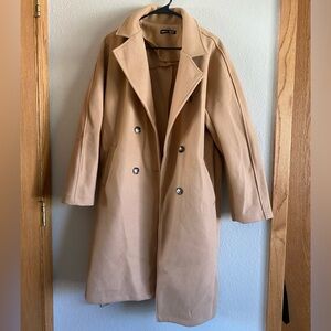SHEIN Tan Trench Coat